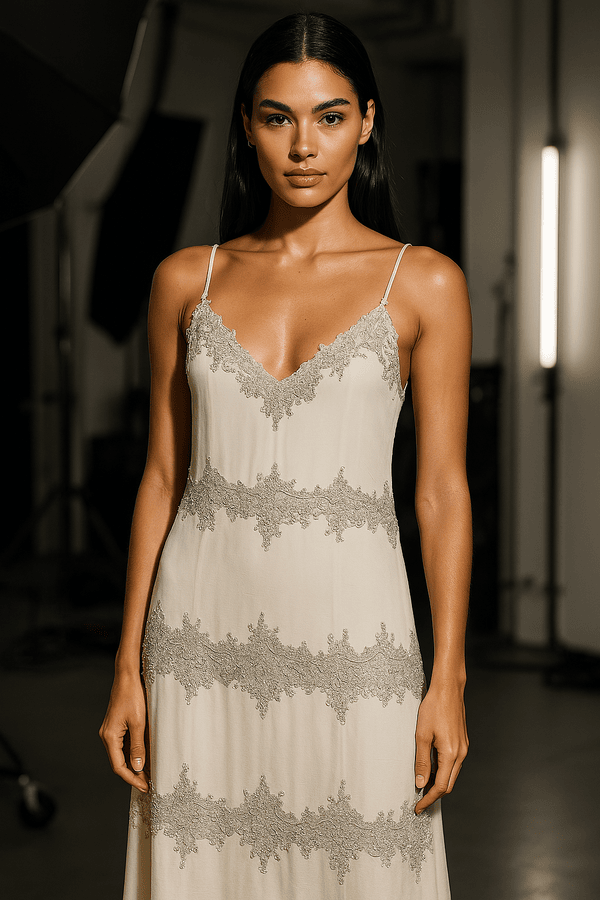 Polyester Georgette Embroidered